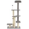 vidaXL Katzen-Kratzbaum Sisal Grau 125 cm