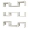 Homemania Wandregal Elegant 74,2x22x16,8 cm Wei&szlig;