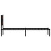 vidaXL Bettgestell ohne Matratze mit Kopfteil Braun Eiche 75x190 cm
