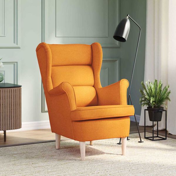 vidaXL Sessel Dunkelgelb 74x84x100 cm Stoff