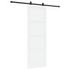 vidaXL Schiebet&uuml;r ORKDAL Wei&szlig; 83 x 232 cm Massives Kiefernholz