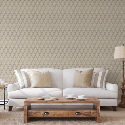 DUTCH WALLCOVERINGS Tapete Geometric Golden und Grün