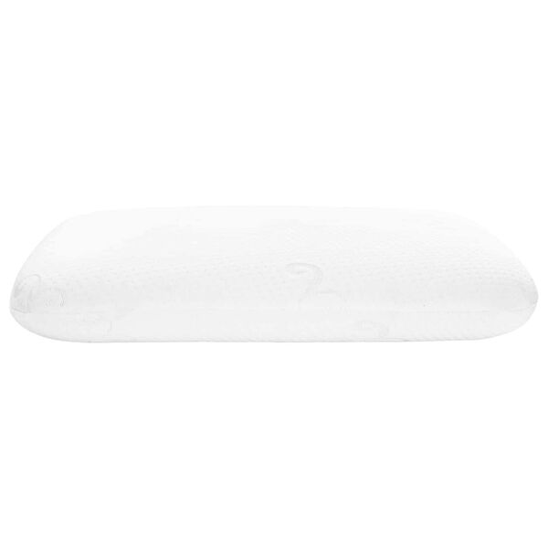 vidaXL Schlafkissen Uni Wei&szlig; 60 x 40 x 10,5 cm Viscoschaum