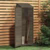vidaXL Ger&auml;teschuppen Anthrazit 55x52x174,5 cm Massivholz Tanne