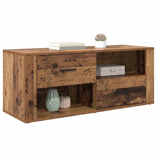 vidaXL TV-Schr&auml;nk Altholz 100 x 35 x 40 cm Holzwerkstoff