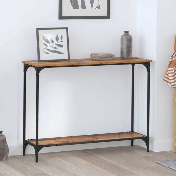 vidaXL Konsolentisch Altholz 101 x 30.5 x 75 cm Holzwerkstoff
