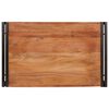 vidaXL Badregal mit Regal Braun 80 x 50 x 23 cm Massivholz Akazie