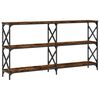 vidaXL Konsolentisch R&auml;uchereiche 156x28x80,5 cm Holzwerkstoff