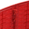 vidaXL Weihnachtsbaumrock Rot &Oslash; 65 x 24 cm Kunststoff