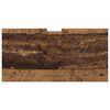 vidaXL Badezimmerwaschbecken-Schrank mit Regal Altholz 60 x 30 x 60 cm