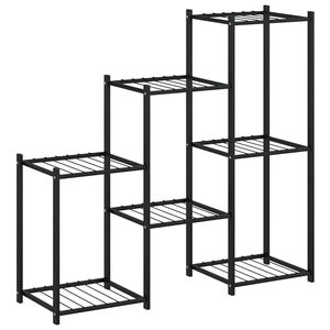 vidaXL Blumenst&auml;nder 83x25x80 cm Schwarz Eisen