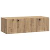 vidaXL Wandmontierter TV-Schrank Artisan-Eiche 98 x 41 x 30 cm