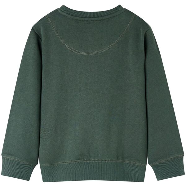 Kinder-Sweatshirt Dunkelgr&uuml;n 104