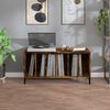 vidaXL Plattenschrank R&auml;uchereiche 100x38x48 cm Holzwerkstoff
