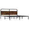 vidaXL Metallbett ohne Matratze R&auml;uchereiche 193x203 cm