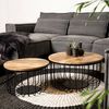 HSM Collection 2-tlg. Couchtisch-Set Maden Rund