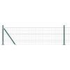 vidaXL Euro-Zaun mit Betonsockel 25 x 0,6 m PVC-beschichteter Stahl