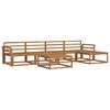 vidaXL Outdoor-Sofagarnitur 6 pcs Natur Massivholz Akazie