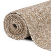 vidaXL Bereichsteppiche Rechtwinklig Nat&uuml;rlich und Wei&szlig; 200 x 290 cm