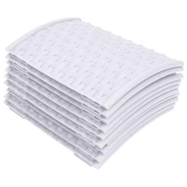 vidaXL Weihnachtsbaumrock Wei&szlig; &Oslash;54x19,5 cm