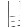 vidaXL Handtuchst&auml;nder Schwarz 60x10x116 cm Stahl