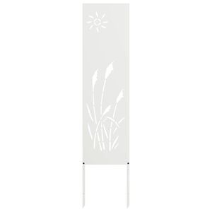vidaXL Garten Sichtschutz-Leinwand Wei&szlig; 32 x 140 cm