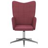 vidaXL Relaxsessel Weinrot Stoff