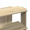 vidaXL B&uuml;cherregal 3 B&ouml;den Sonoma-Eiche 60x30x60 cm Holzwerkstoff