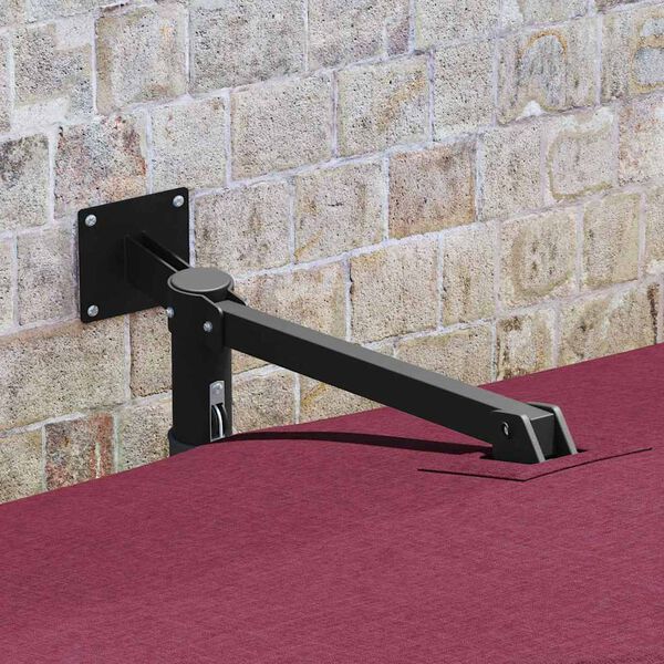 vidaXL Garten-Sonnenschirm Bordeauxrot 248,5 x 247,5 x 160 cm