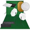 vidaXL Fotostudio-Set mit Beleuchtung, Hintergrund und Reflektor