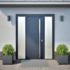 vidaXL Pflanzk&uuml;bel 2 Stk. Anthrazit 40x40x40 Stahl