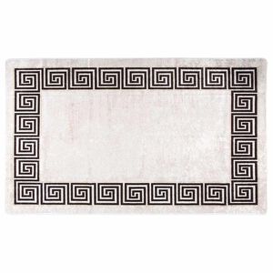 vidaXL Teppich Waschbar 120x180 cm Hellbeige Rutschfest