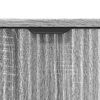 vidaXL Badezimmerm&ouml;bel-Set 2 pcs Graues Sonoma Sperrholz und Metall