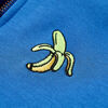 Kinder-Kapuzenpullover mit Rei&szlig;verschluss Blau 128