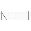 vidaXL Euro-Zaun mit Betonsockel 50 x 0,4 m PVC-beschichteter Stahl