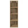 vidaXL H&auml;ngeschrank Artisan-Eiche 30 x 29,5 x 100 cm Holzwerkstoff