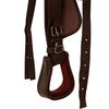 vidaXL Western-Sattel, Halfter & Brustblatt Echtleder 16" Braun