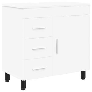 vidaXL Waschtisch Schwarz 60 x 35 x 60 cm Holzwerkstoff