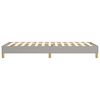 vidaXL Boxspringbettgestell Hellgrau 80x200 cm Stoff