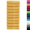 vidaXL Premium Handt&uuml;cher SOLUND 10 Stk. Gold 50x100 cm 600 g/m&sup2;
