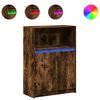 vidaXL Sideboard mit LED R&auml;uchereiche 72x34x100 cm Holzwerkstoff