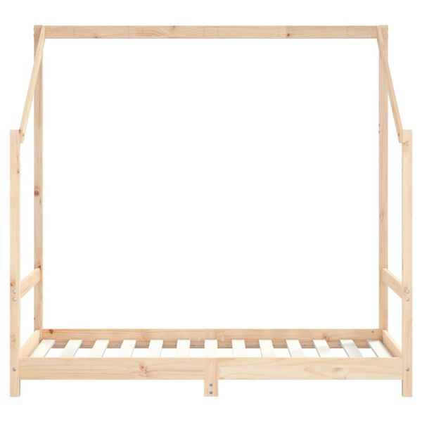 vidaXL Kinderbett 80x160 cm Massivholz Kiefer