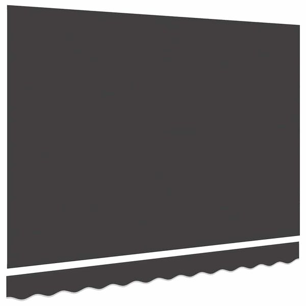 vidaXL Markisen-Ersatzstoff Anthrazit 250 x 200 cm Segeltuch