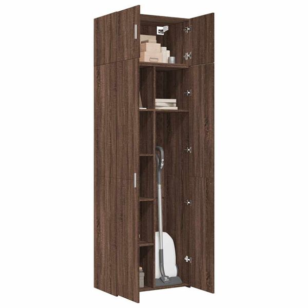 vidaXL Hochschrank Eichen-Optik 70x42,5x225 cm Holzwerkstoff