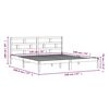 vidaXL Massivholzbett Kiefer 140x190 cm
