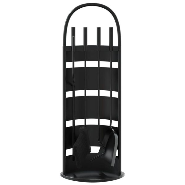 vidaXL 5-teiliges Kaminbesteck-Set 23 x 15 x 66 cm Stahl