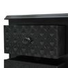 vidaXL Nachttisch Schwarz 43 x 32 x 65 cm MDF
