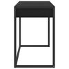 vidaXL Schreibtisch mit Speicher Schwarz Eichen-Optik 100 x 50 x 75 cm