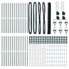vidaXL Zaunpfosten Gr&uuml;n 50 x 1,6 m (36 mm Gitter) Stahl und PVC