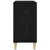 vidaXL Sideboard Schwarz Eichen-Optik 103,5 x 35 x 70 cm Holzwerkstoff
